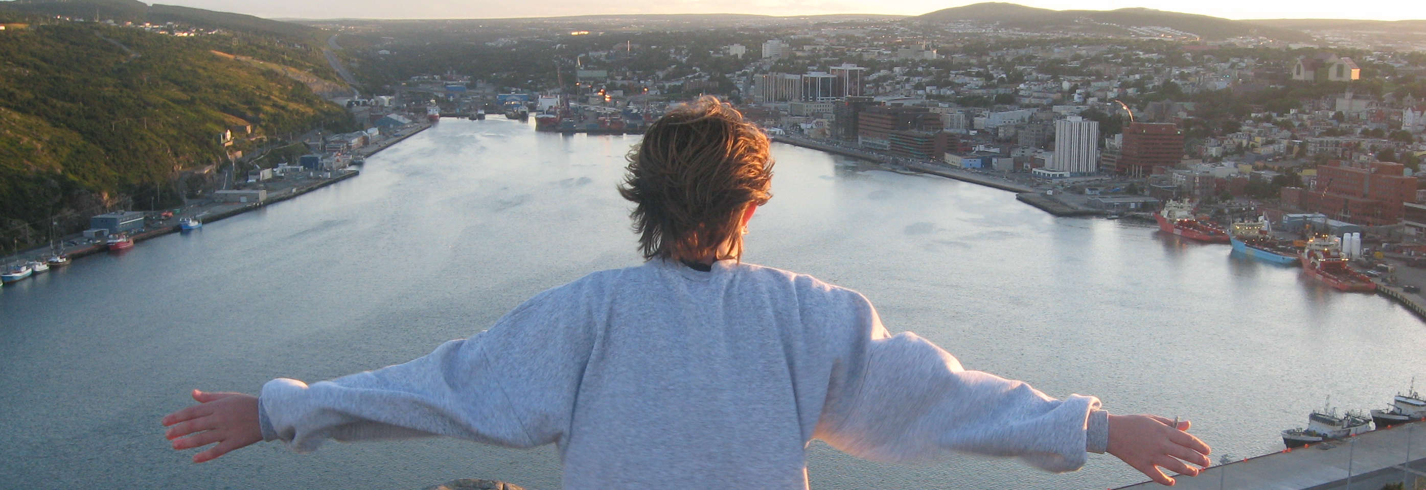 St. John's Harbour with Katie